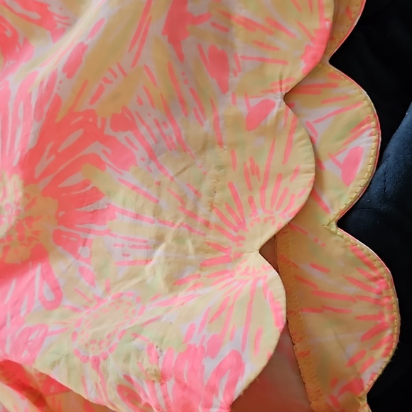 Lilly Pulitzer Sunkissed Yellow Orange Sunkissed Print Buttercup Shorts Size 2 - Picture 13 of 14